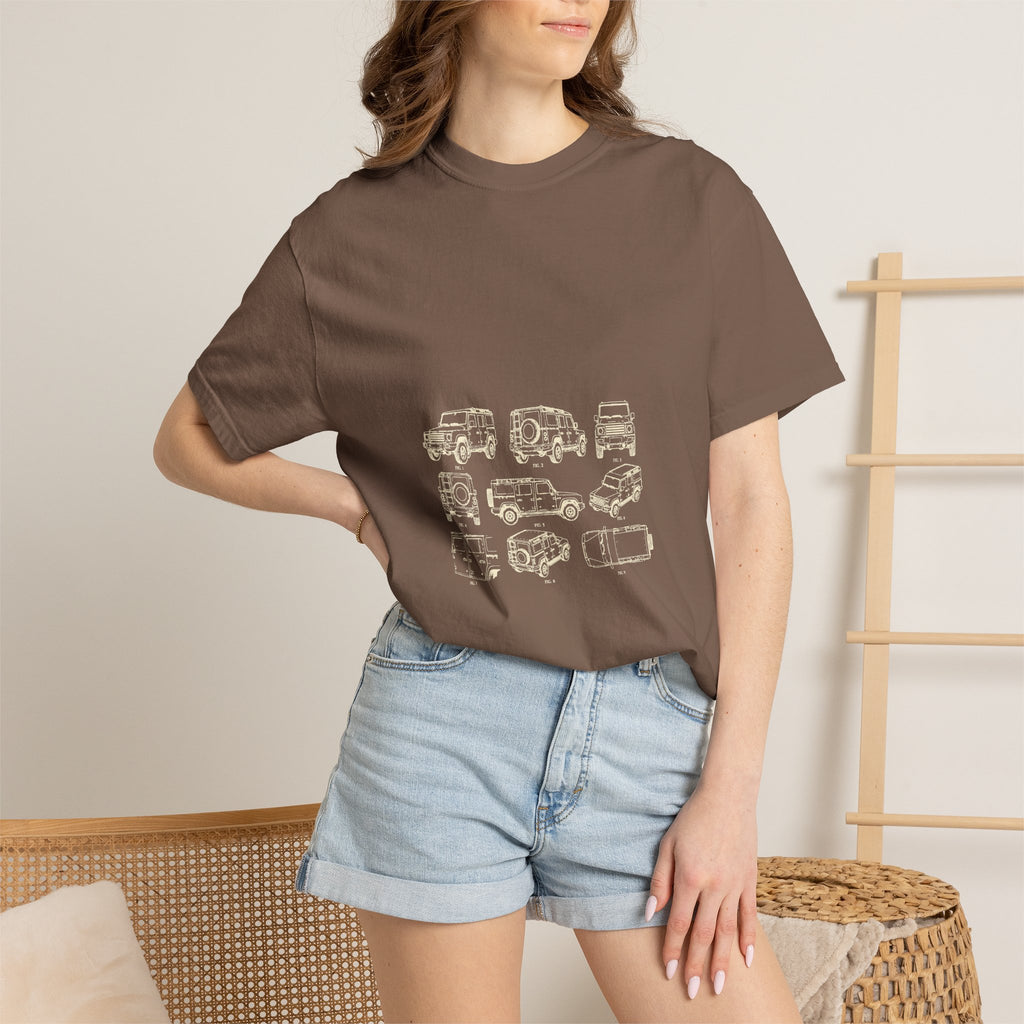 Boxy 4x4 Patent Sheet Tee