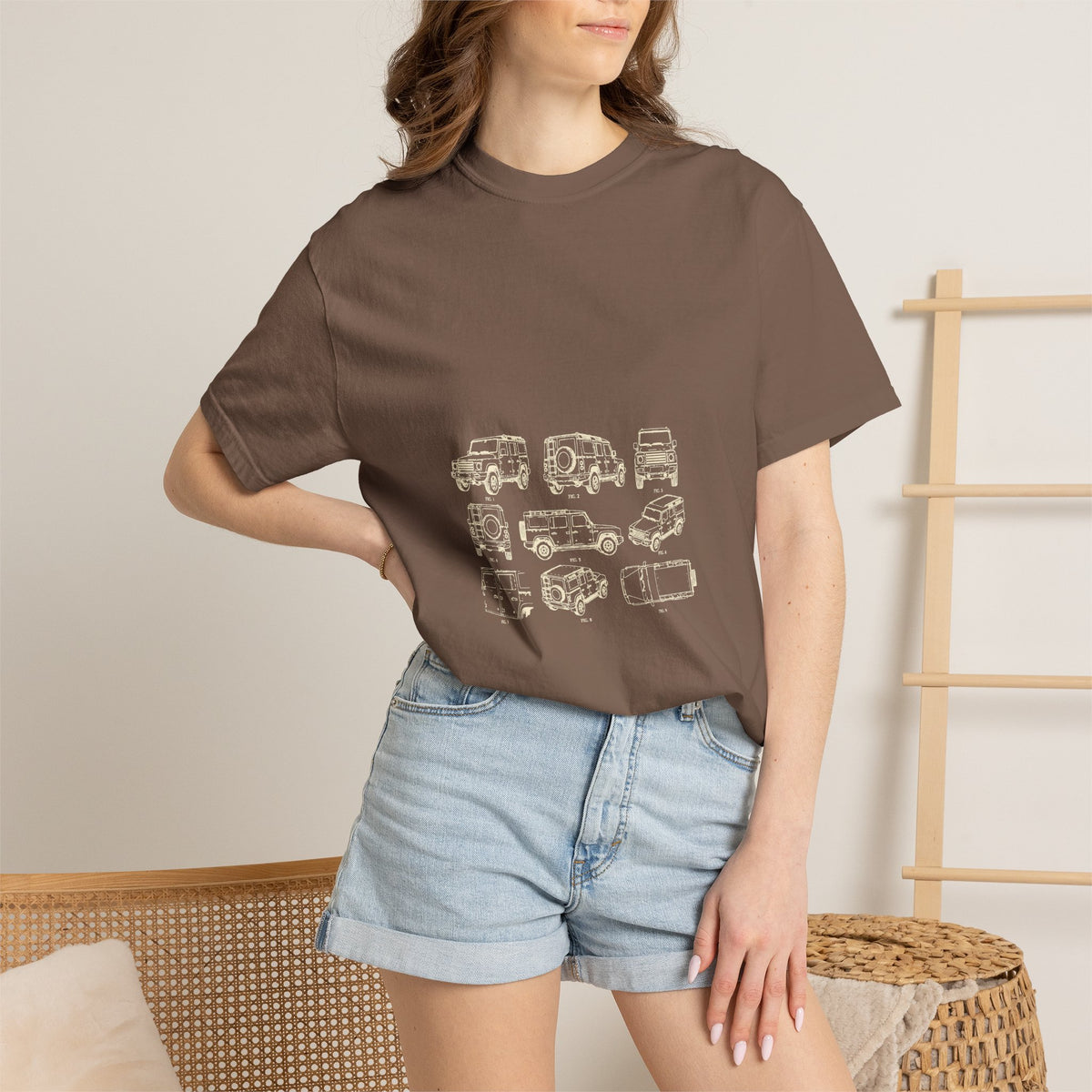 Boxy 4x4 Patent Sheet Tee