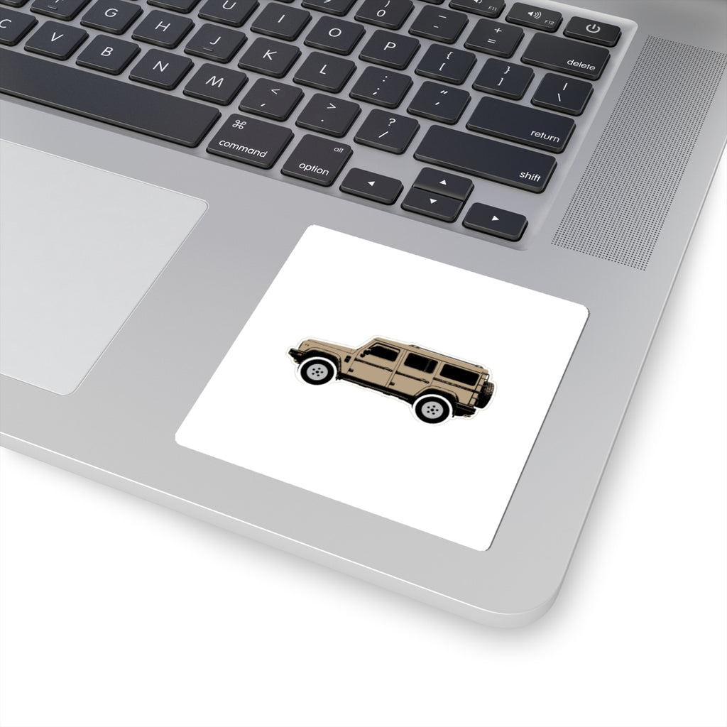 Boxy 4x4 Hambach Side Sticker — Magic Mushroom White Field