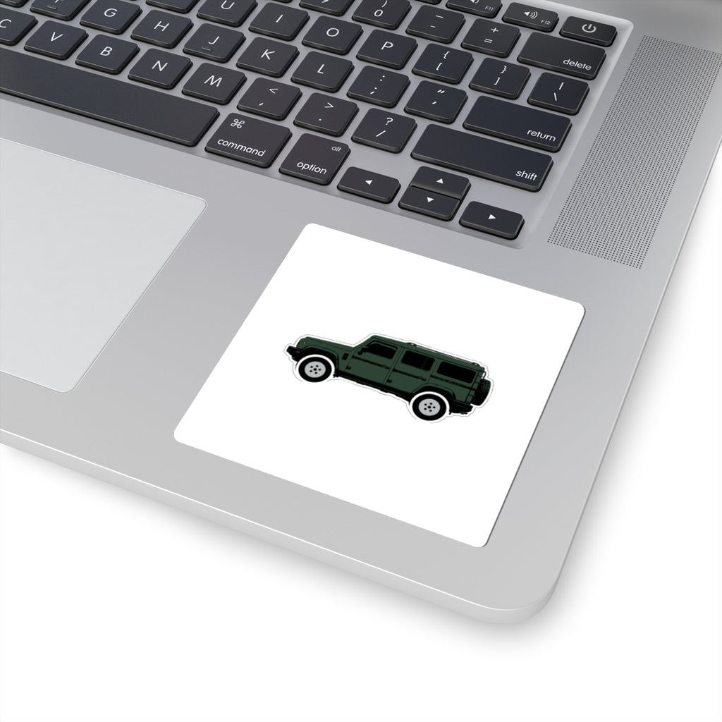 Boxy 4x4 Hambach Side Sticker — Sela Green White Field