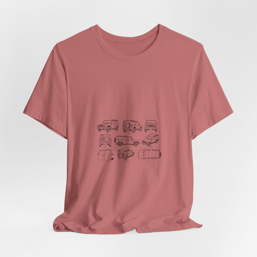 Boxy 4x4 Patent Sheet Tee
