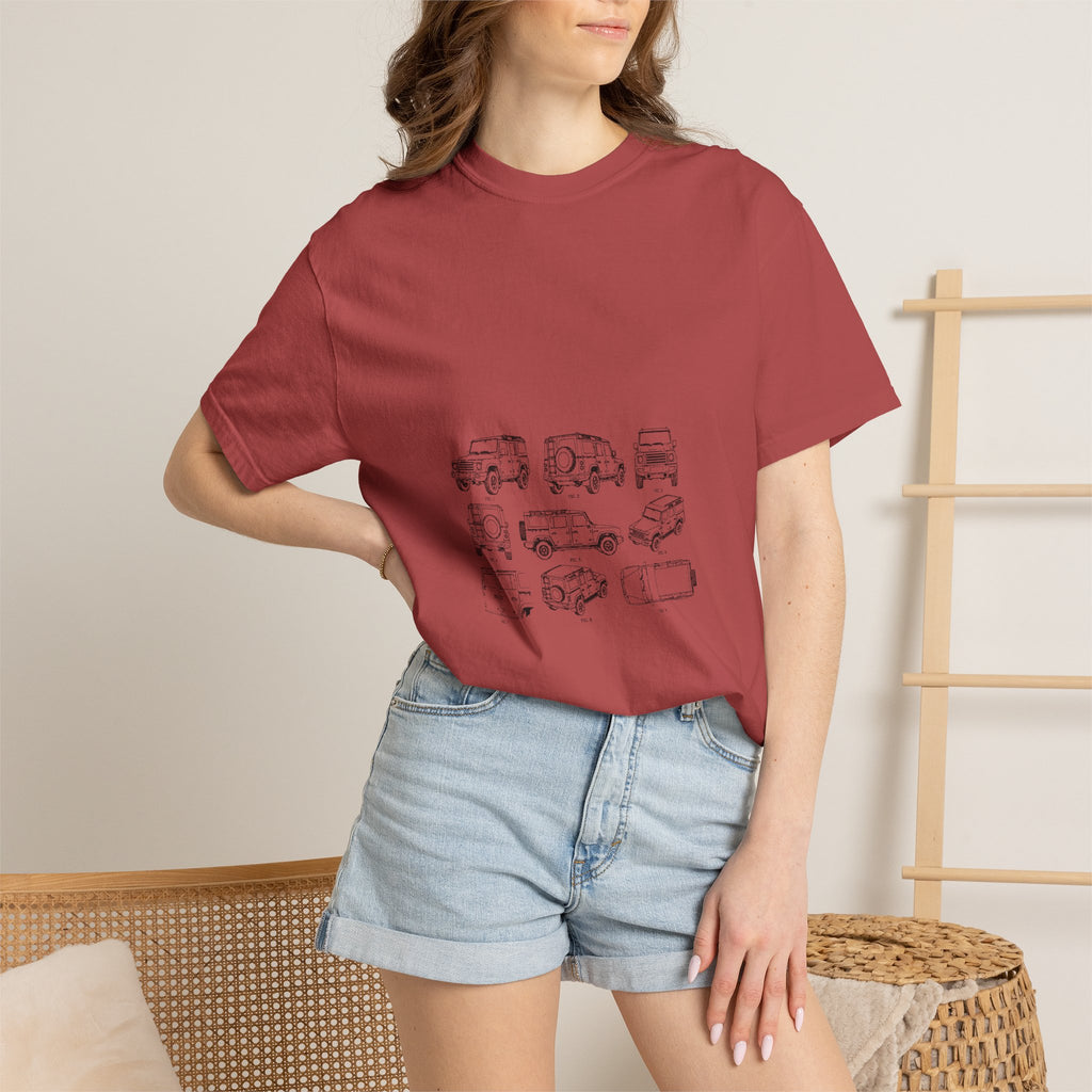 Boxy 4x4 Patent Sheet Tee