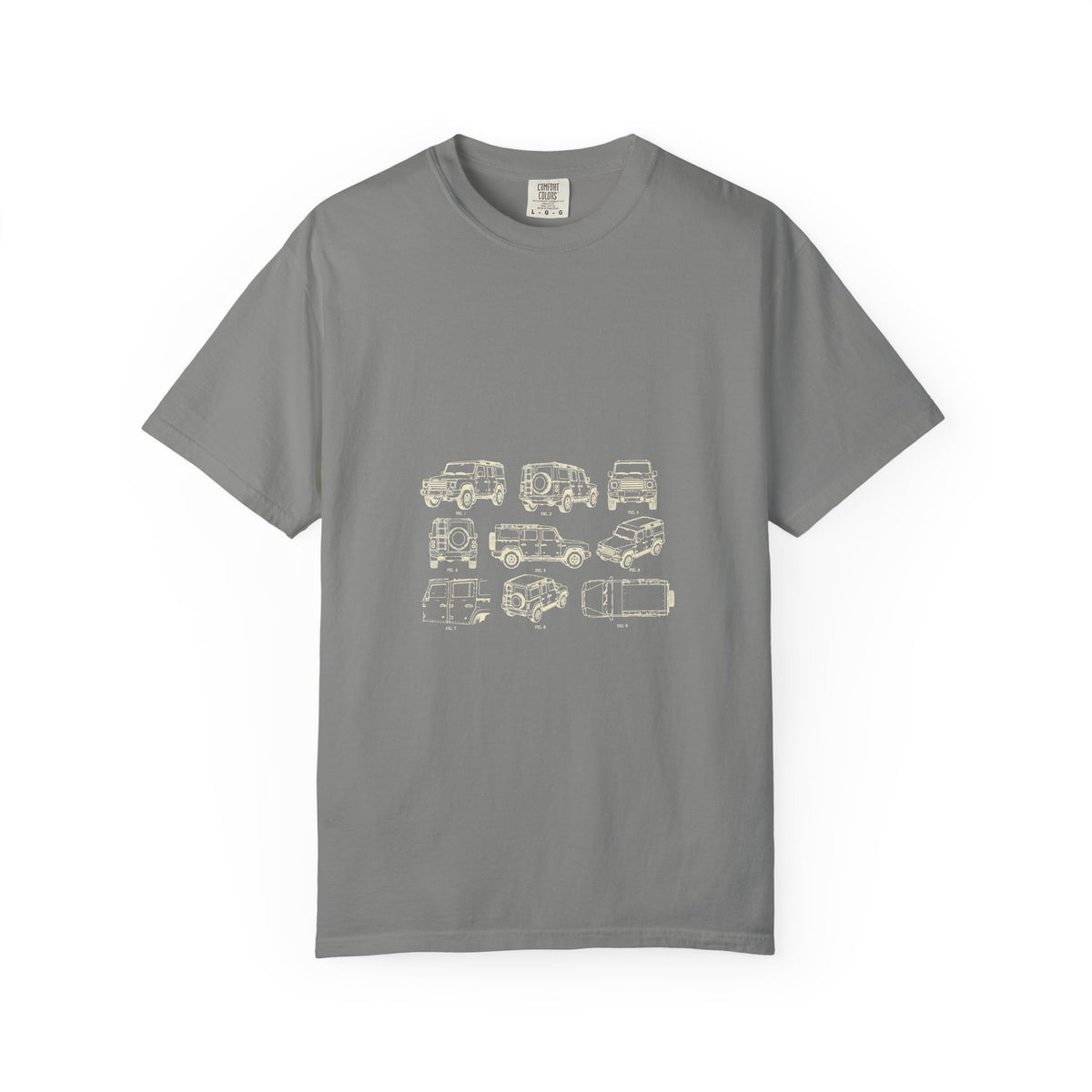 Boxy 4x4 Patent Sheet Tee