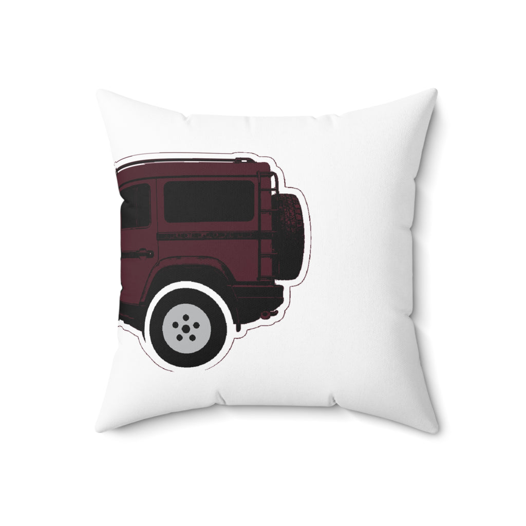 Boxy 4x4 Hambach Side Pillow — Queen's Red
