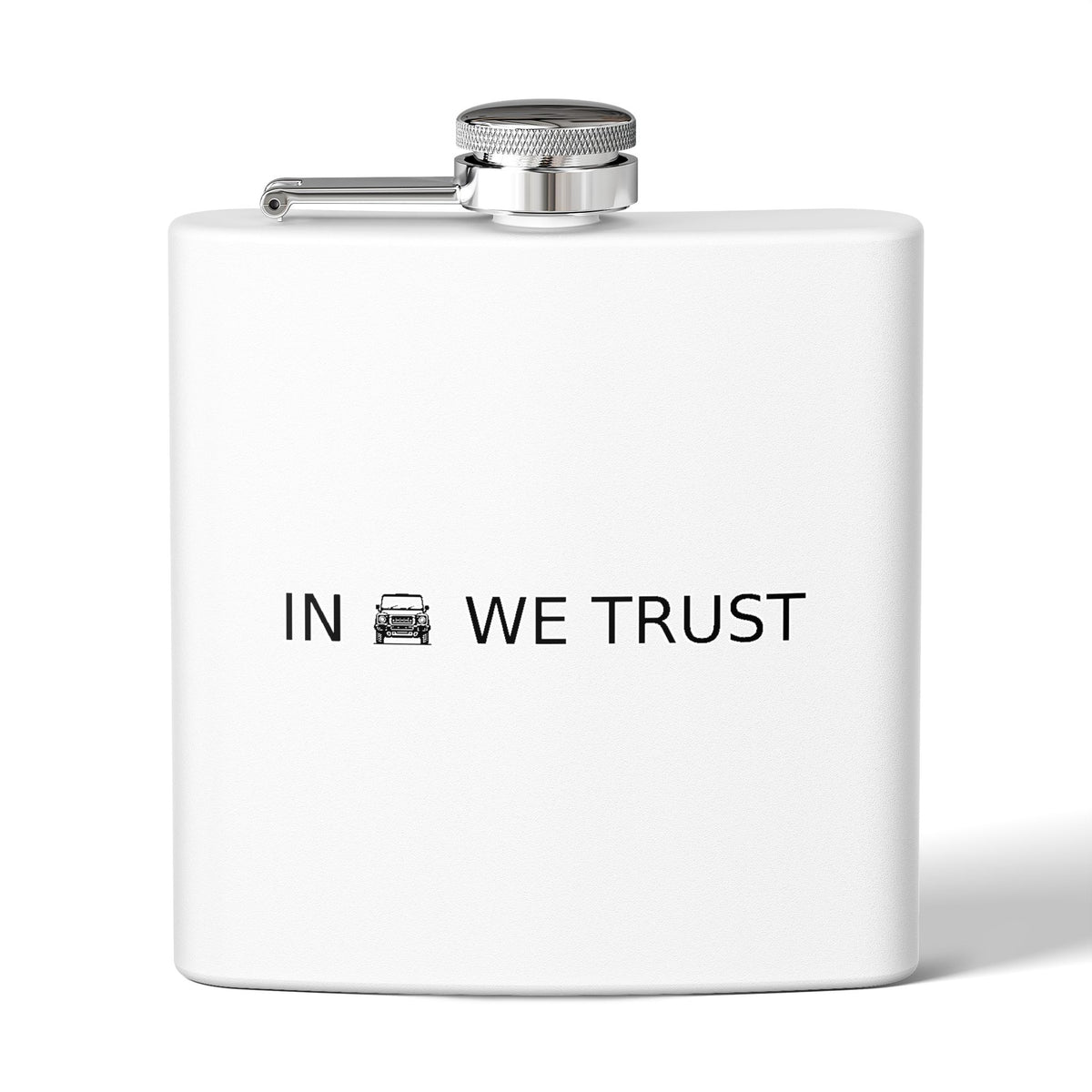 In We Trust Flask