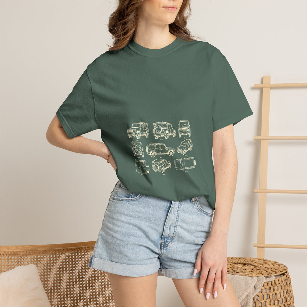 Boxy 4x4 Patent Sheet Tee