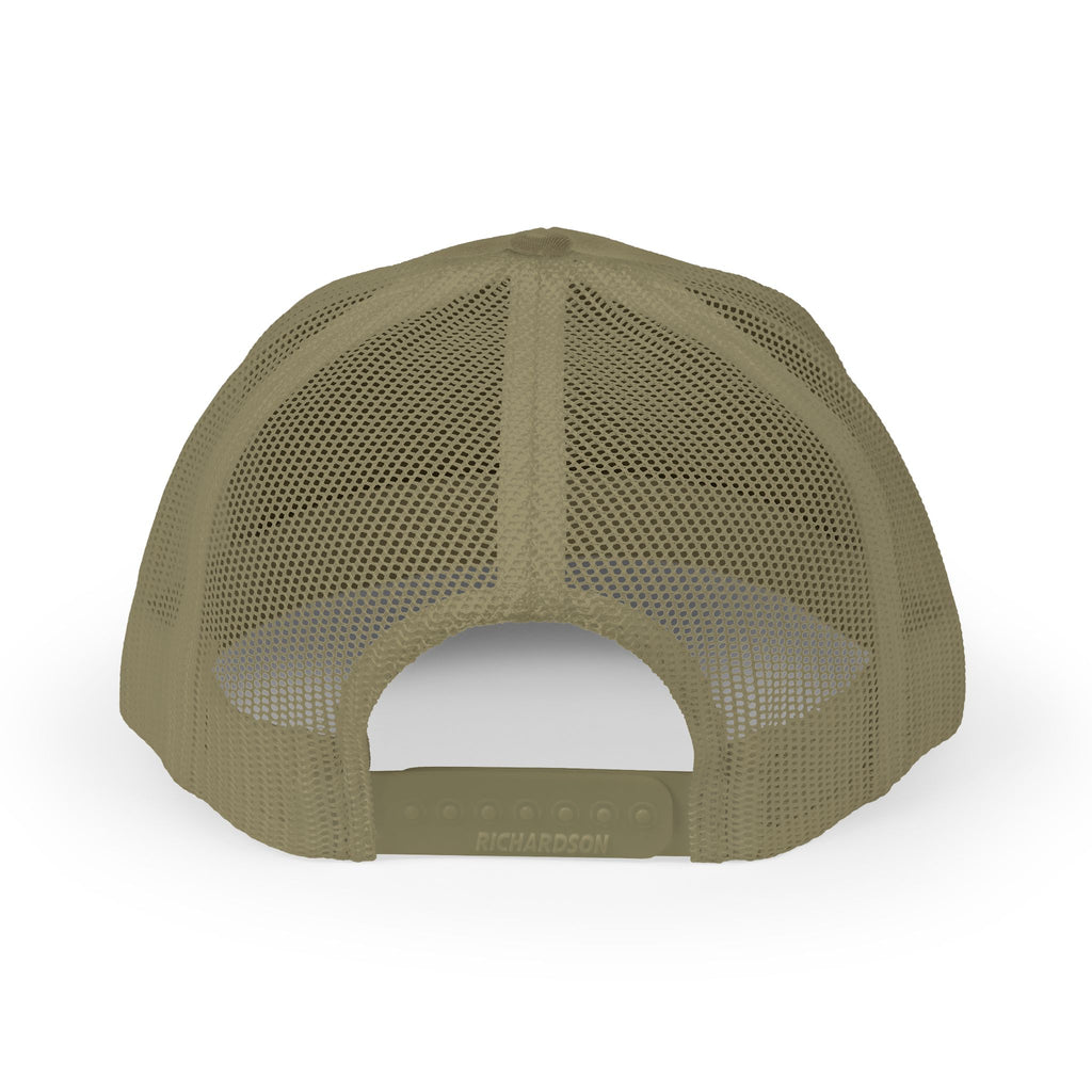 Richardson trucker hat with embroidered front-view boxy 4x4 mark – view 18