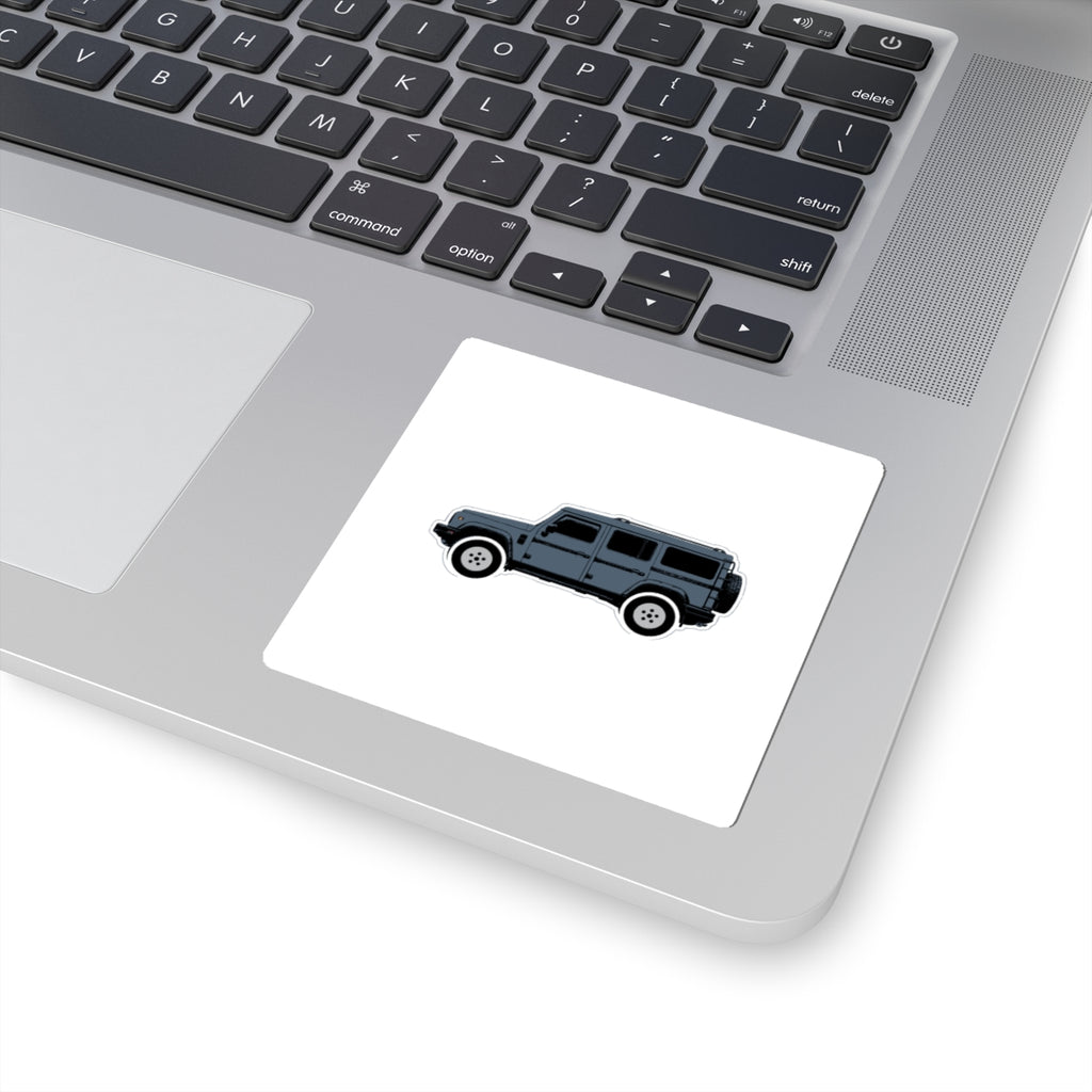 Boxy 4x4 Hambach Side Sticker — Shale Blue White Field