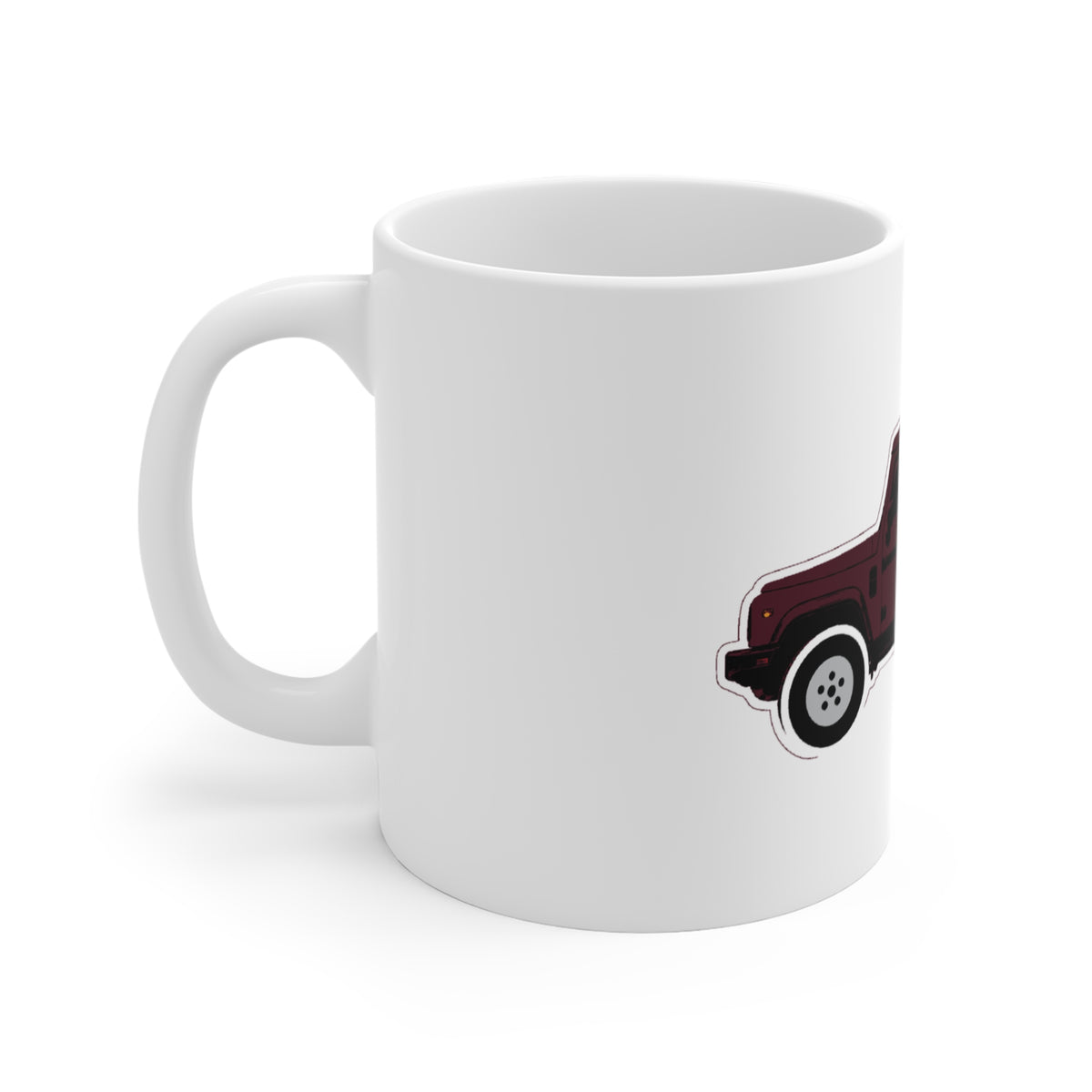 Boxy 4x4 Hambach Side 11oz Mug — Queen's Red