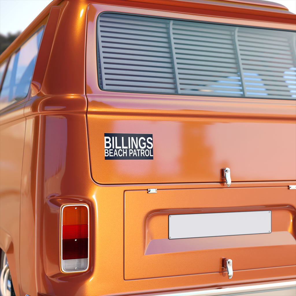 Boxy 4x4 Car Sticker — Billings Beach Patrol