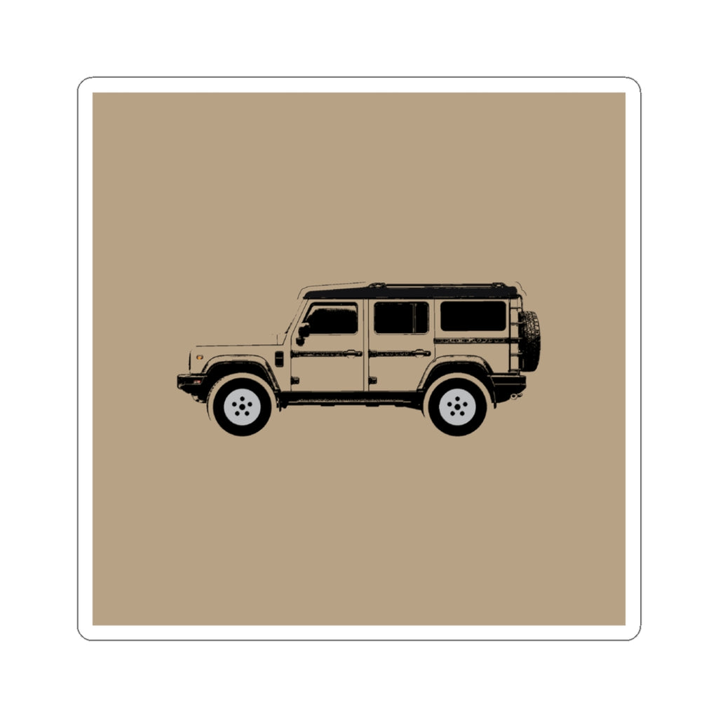Boxy 4x4 Hambach Side Sticker — Magic Mushroom Inky Roof