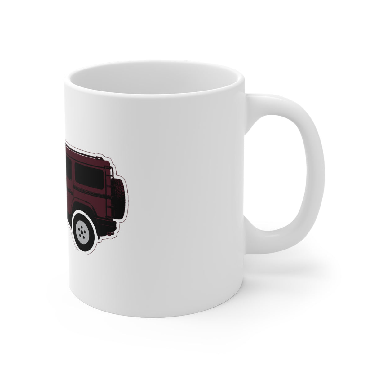 Boxy 4x4 Hambach Side 11oz Mug — Queen's Red