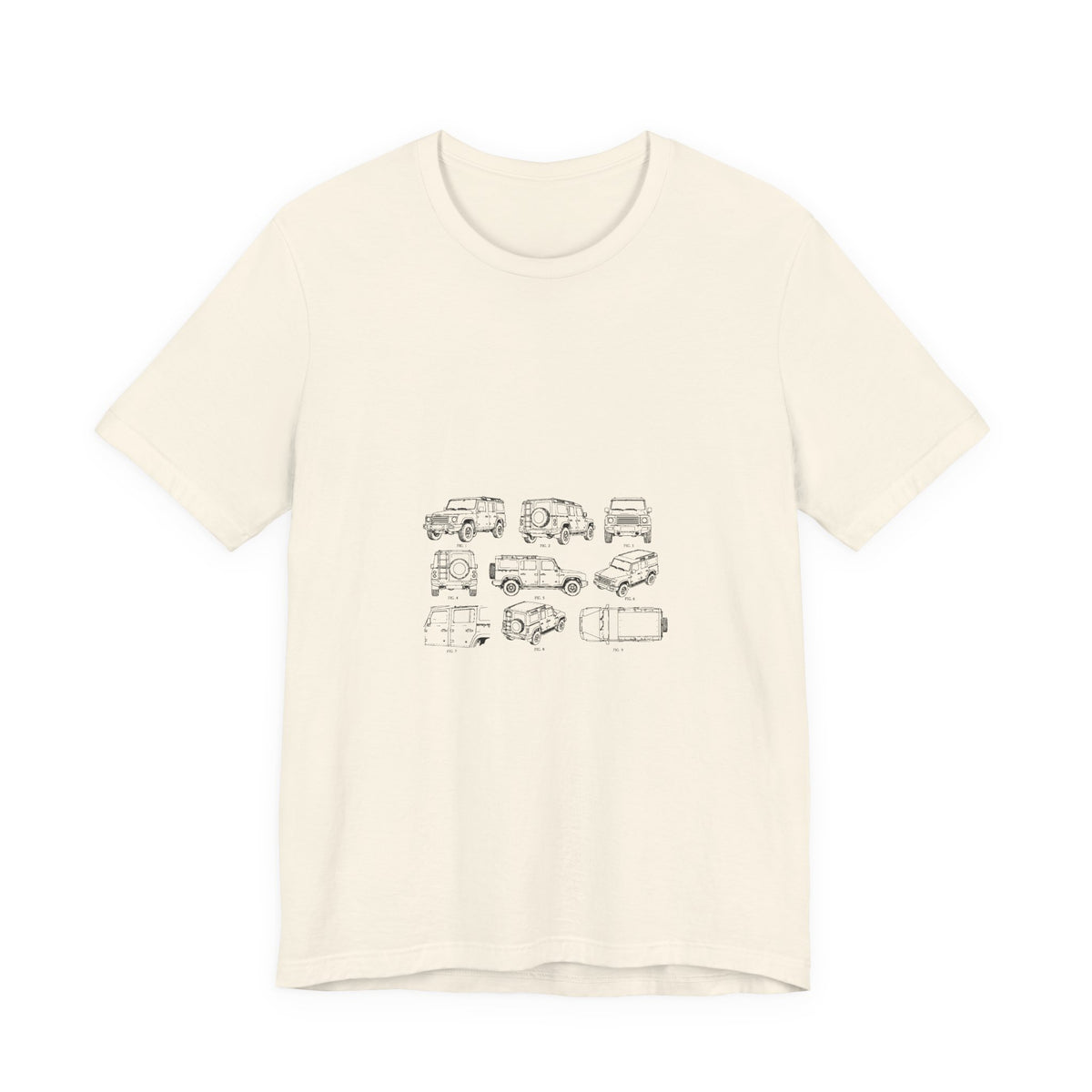 Boxy 4x4 Patent Sheet Tee