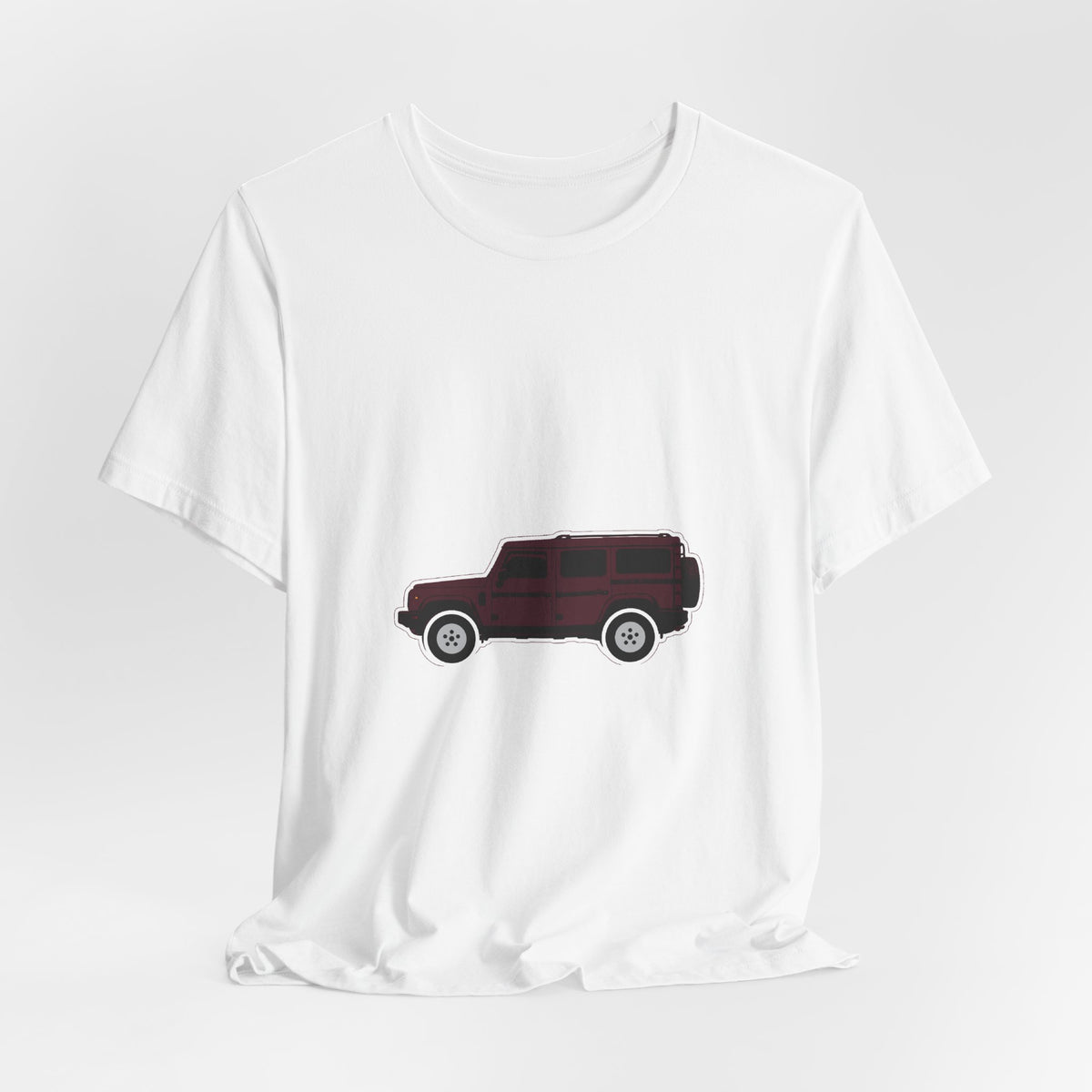 Boxy 4x4 Hambach Side Tee — Queen’s Red White Field