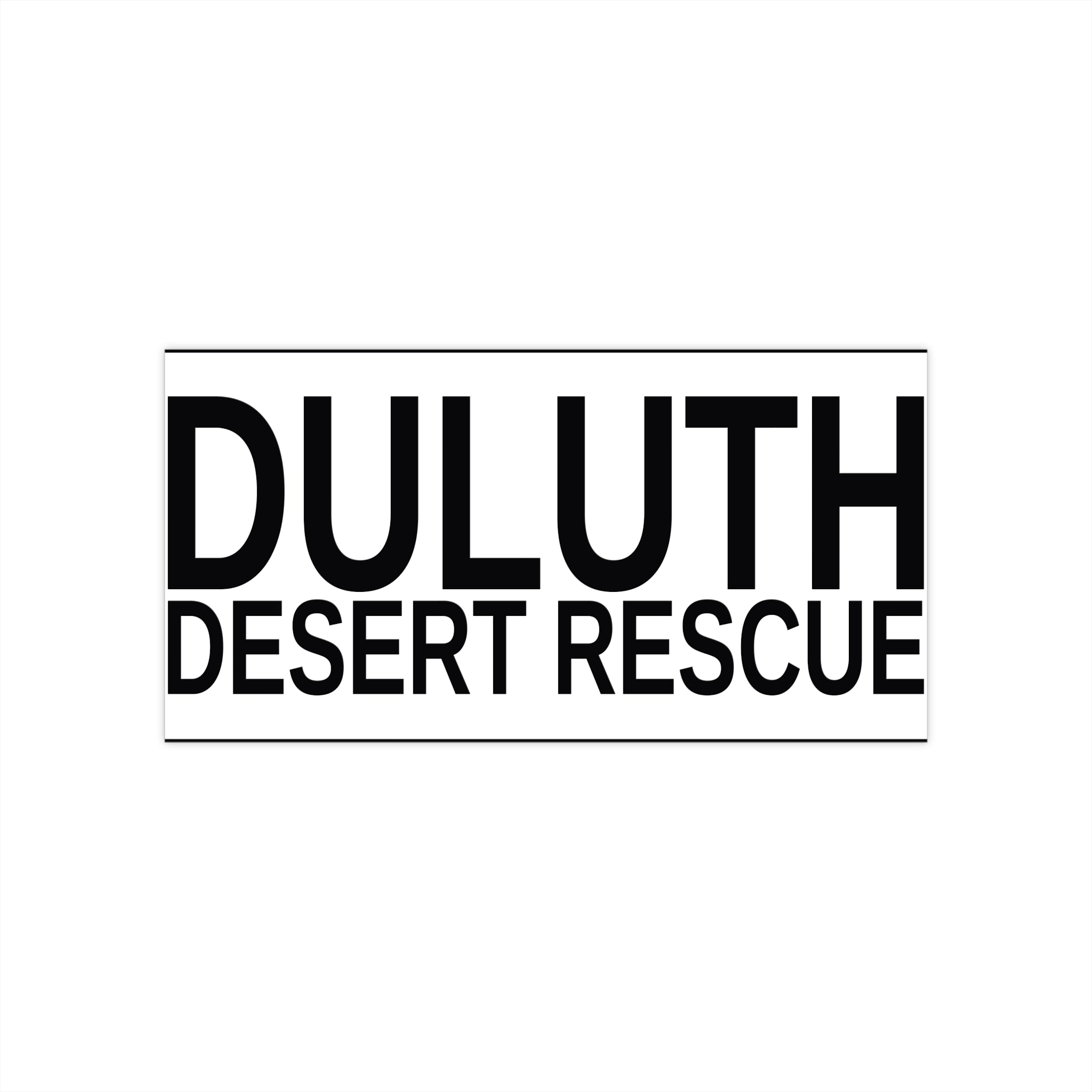 Boxy 4x4 Car Sticker — Duluth Desert Rescue