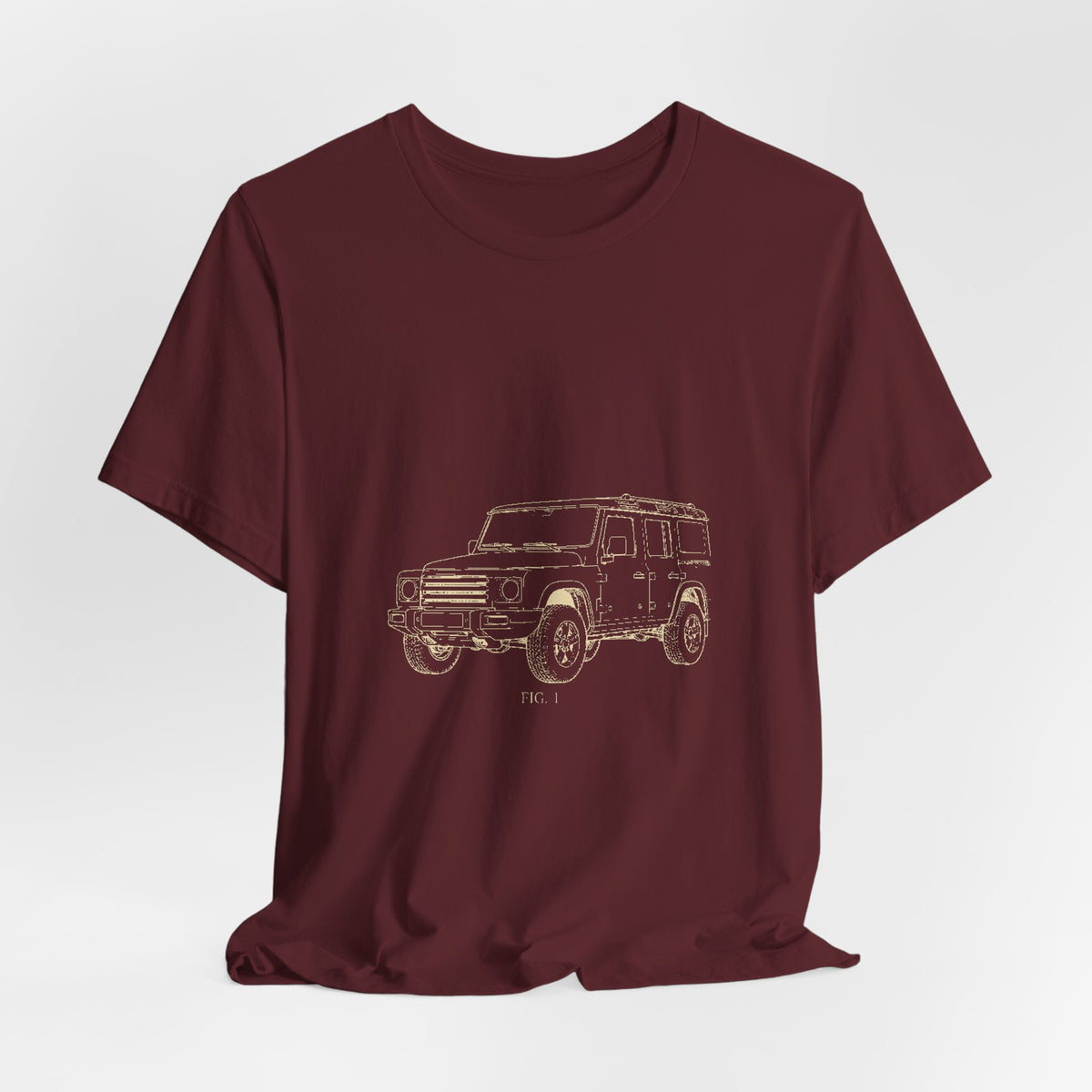 Boxy 4x4 Patent FIG. 1 / FIG. 2 Tee