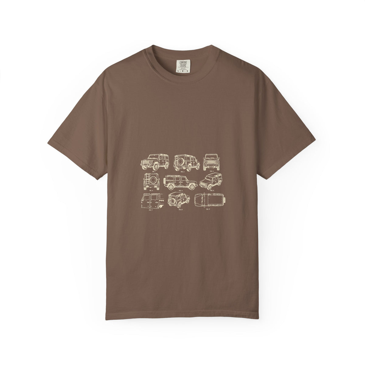 Boxy 4x4 Patent Sheet Tee