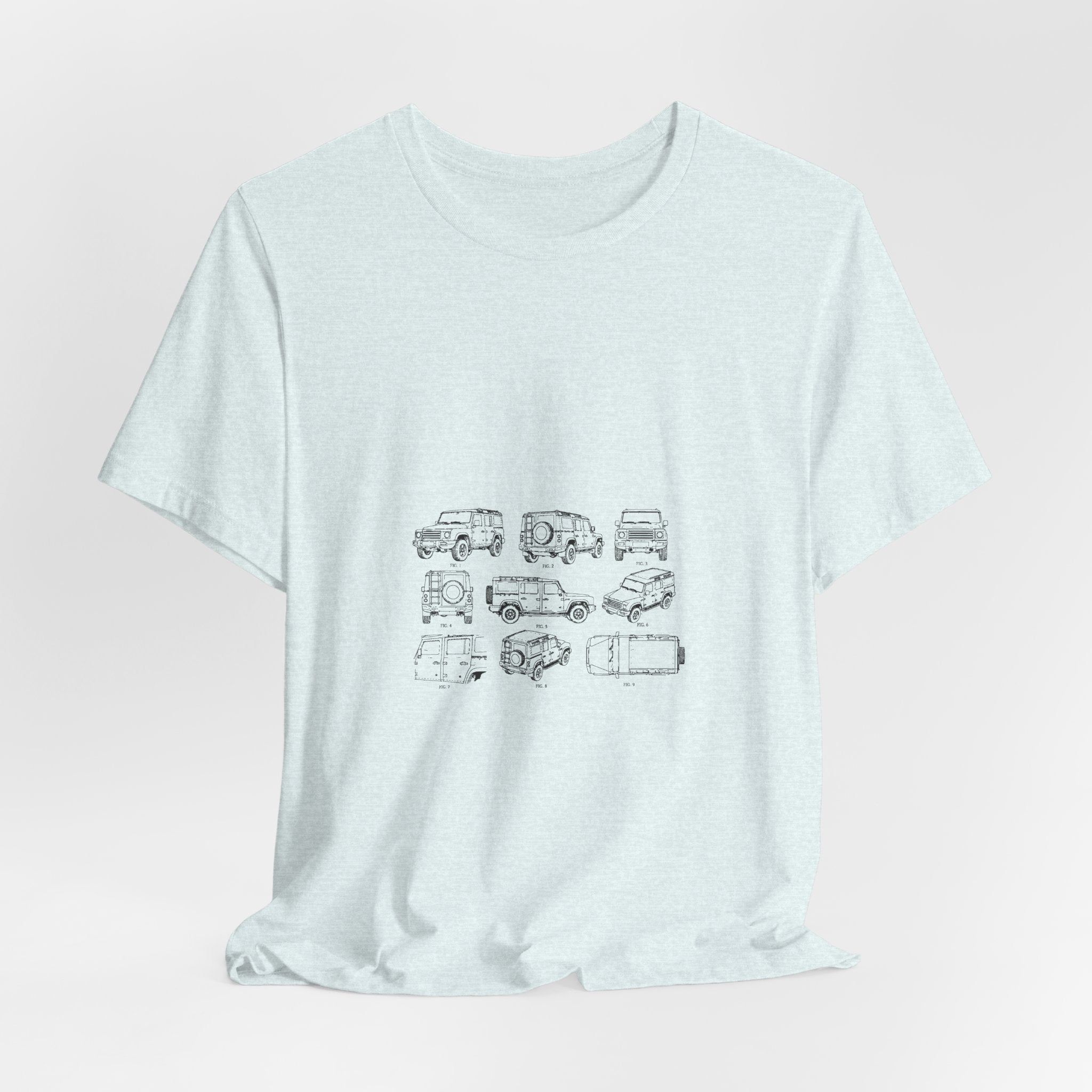 Boxy 4x4 Patent Sheet Tee