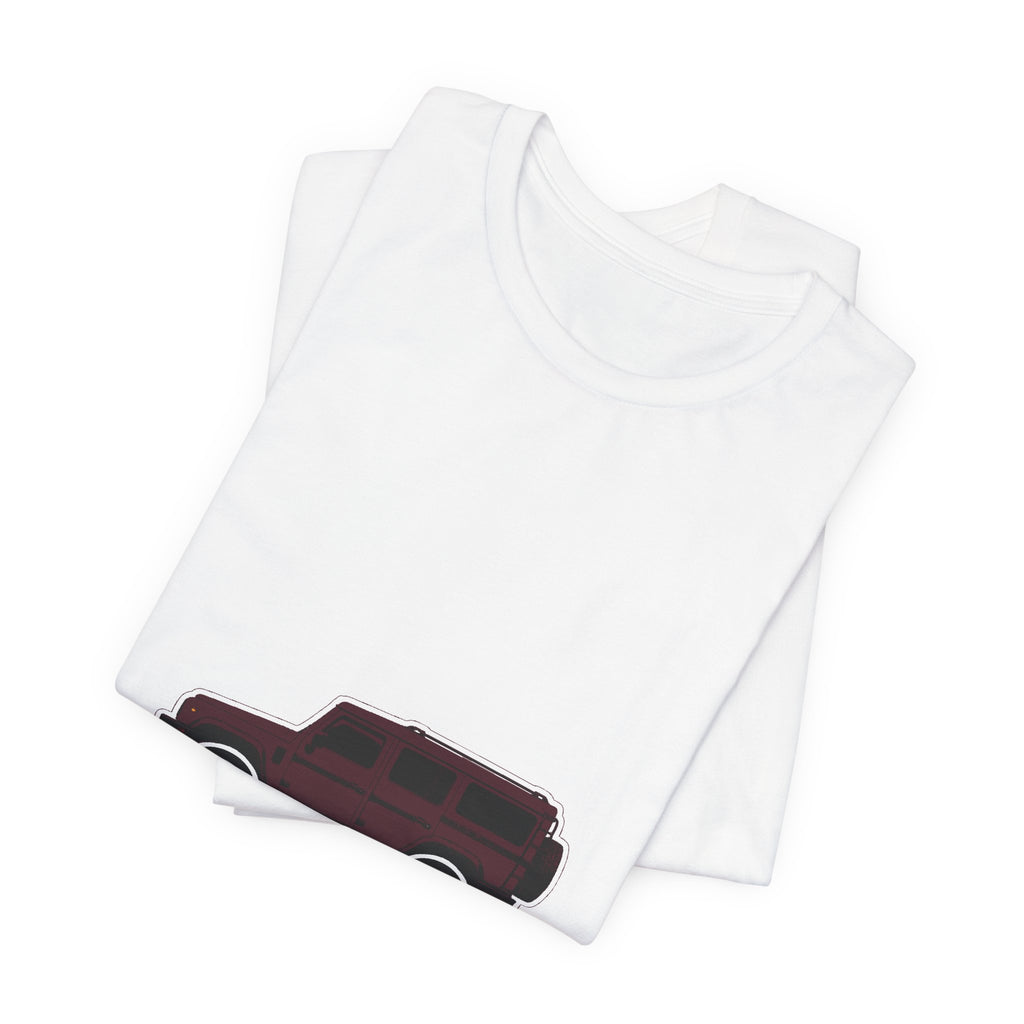 Boxy 4x4 Hambach Side Tee — Queen’s Red White Field