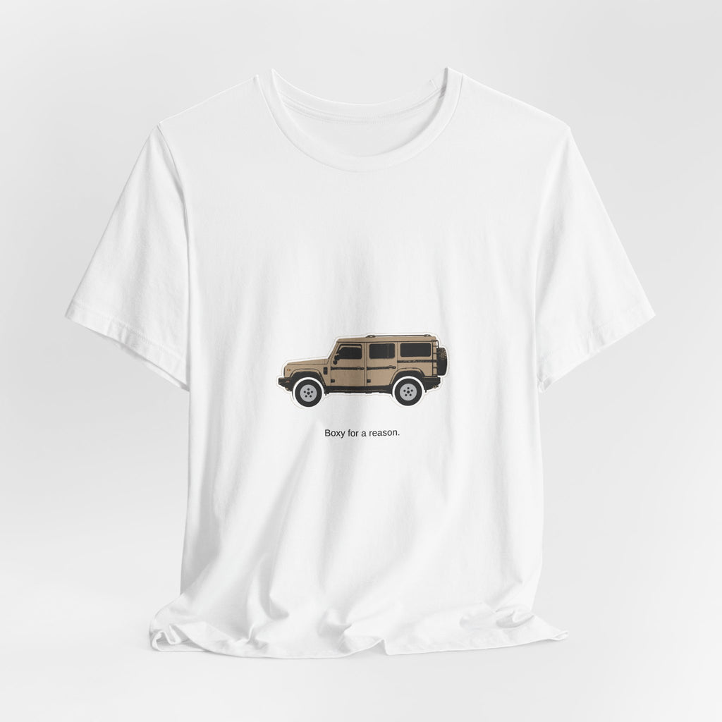 Boxy 4x4 Hambach Side Tee — Magic Mushroom White Field — Boxy for a reason