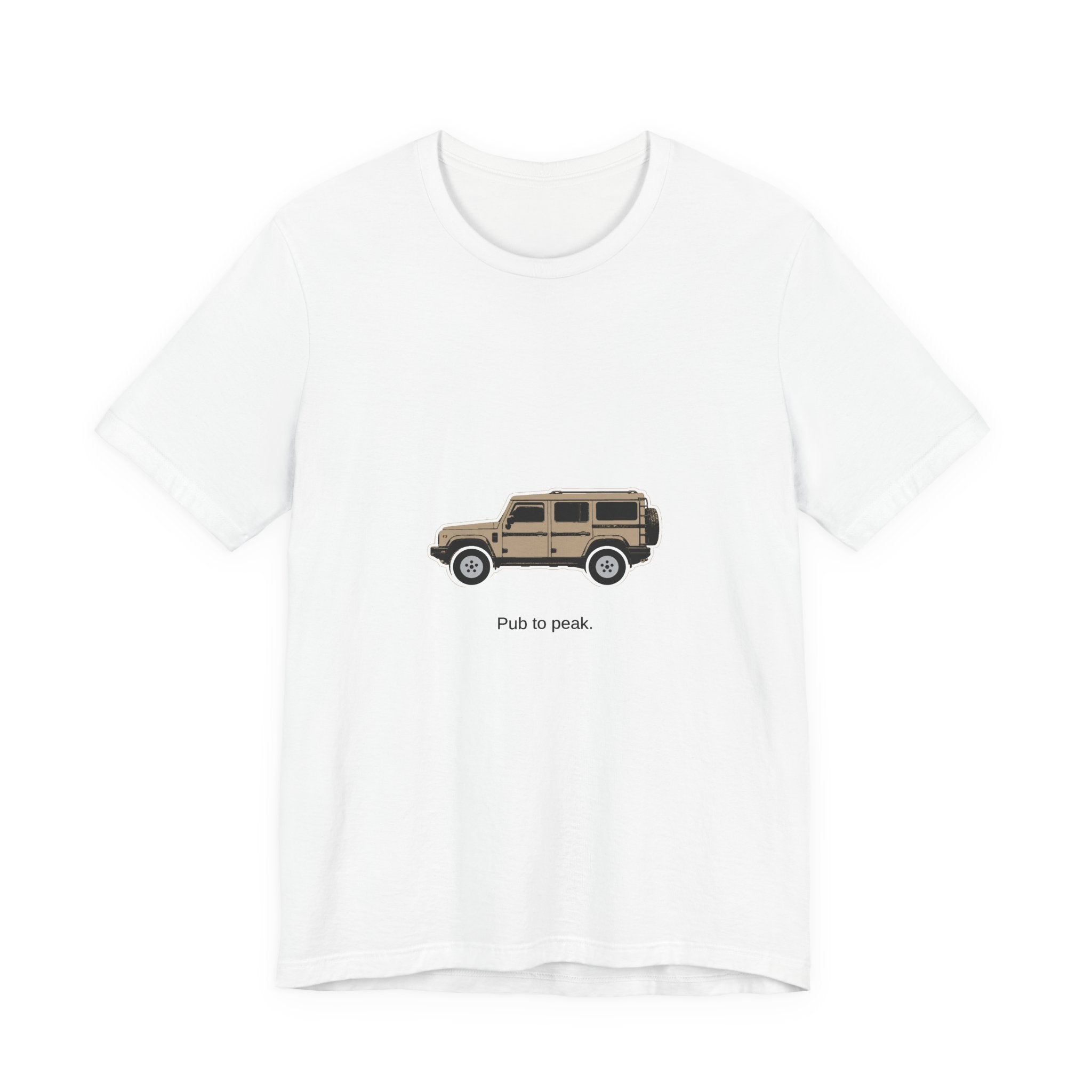 Boxy 4x4 Hambach Side Tee — Magic Mushroom White Field — Pub to peak