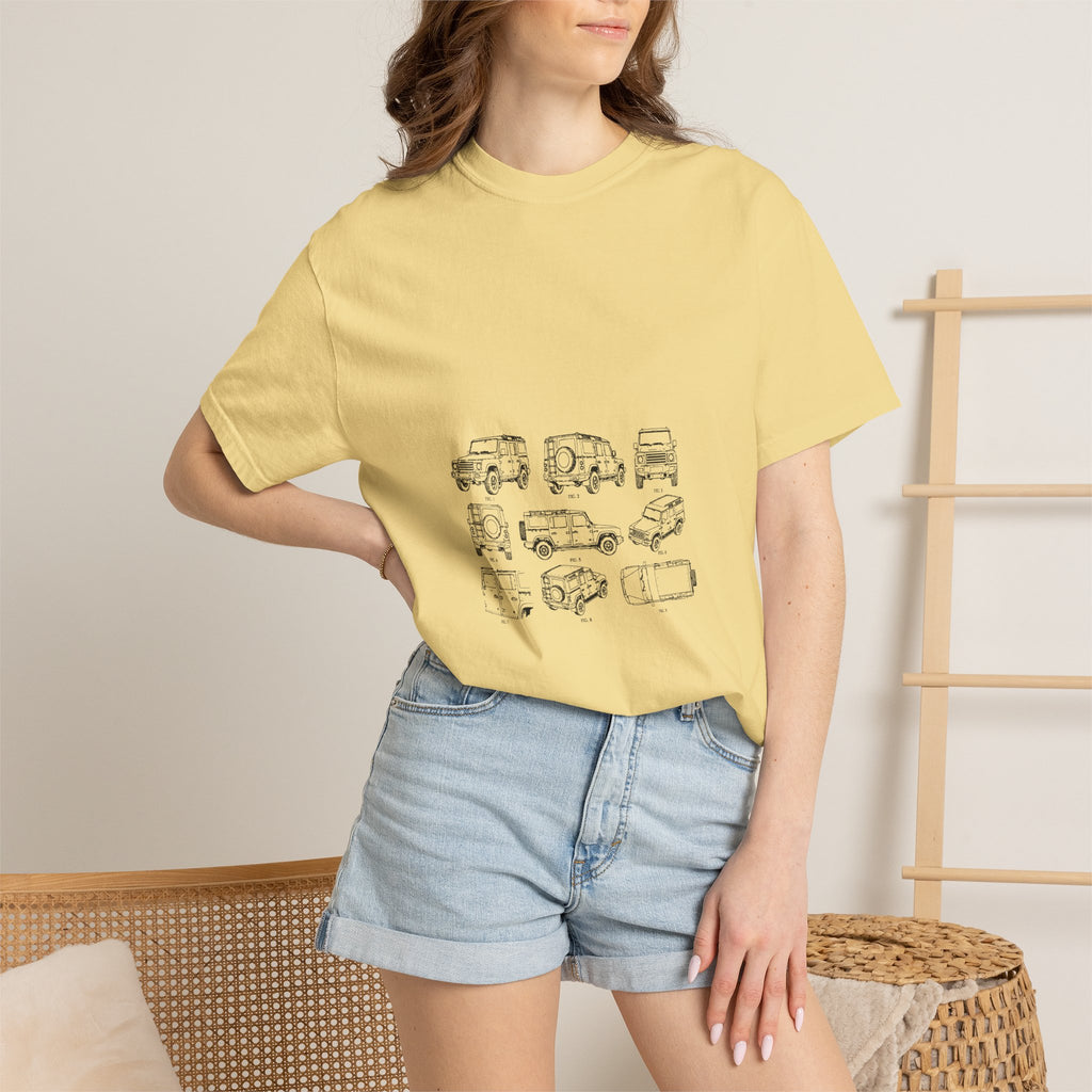 Boxy 4x4 Patent Sheet Tee