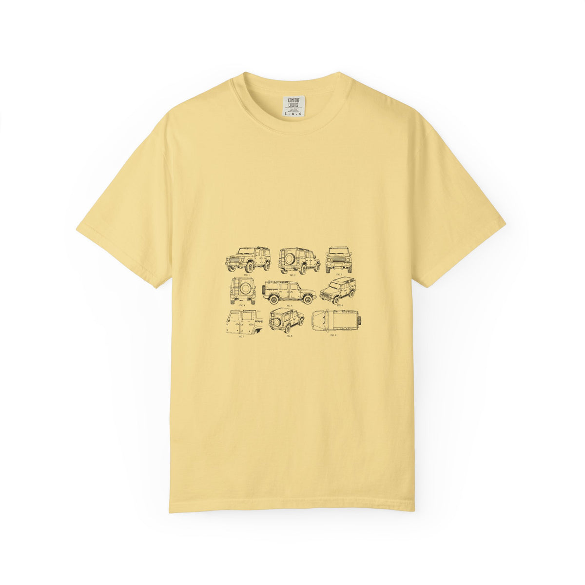 Boxy 4x4 Patent Sheet Tee