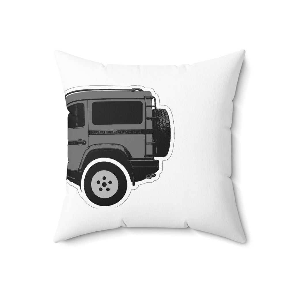 Boxy 4x4 Hambach Side Pillow — Donny Grey