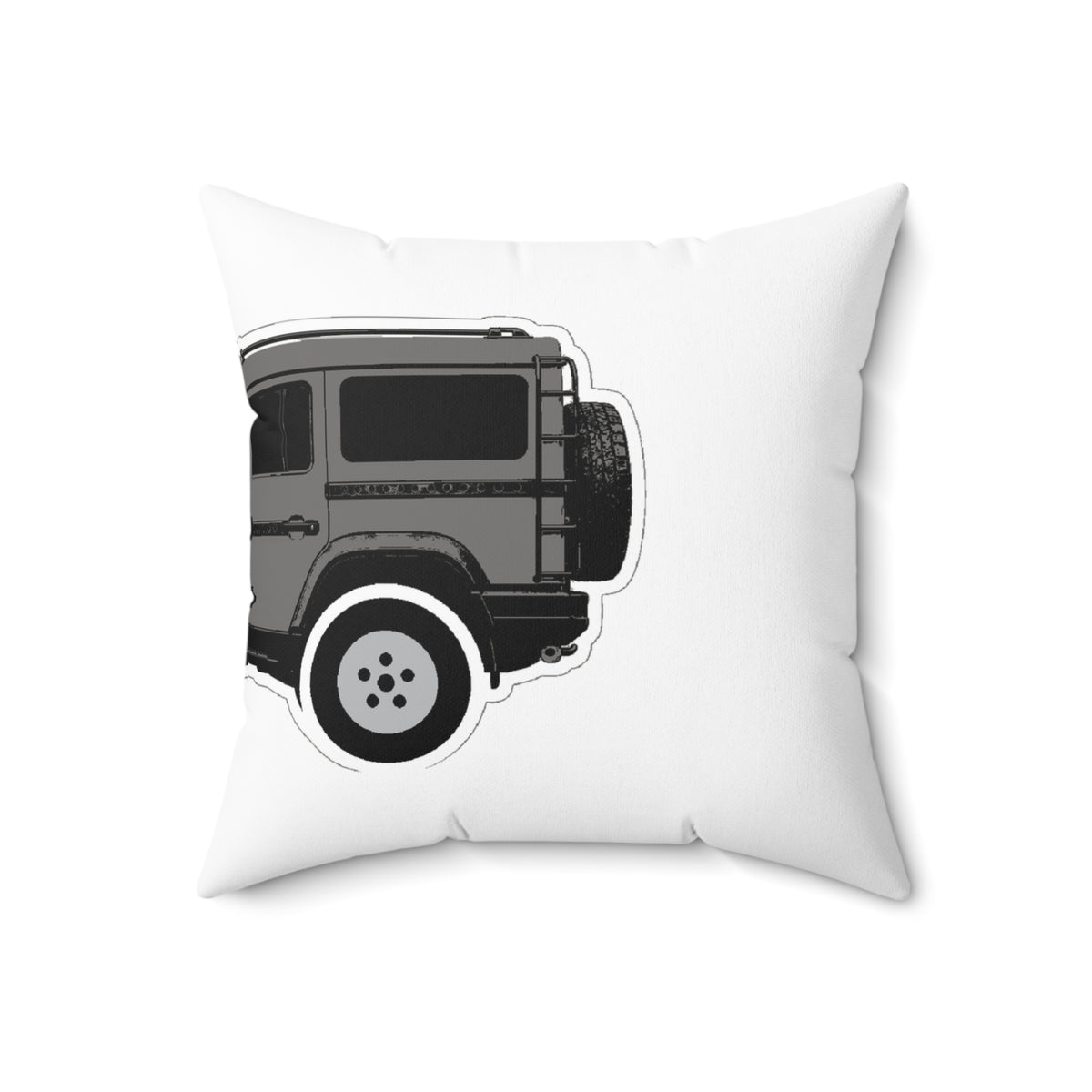 Boxy 4x4 Hambach Side Pillow — Donny Grey
