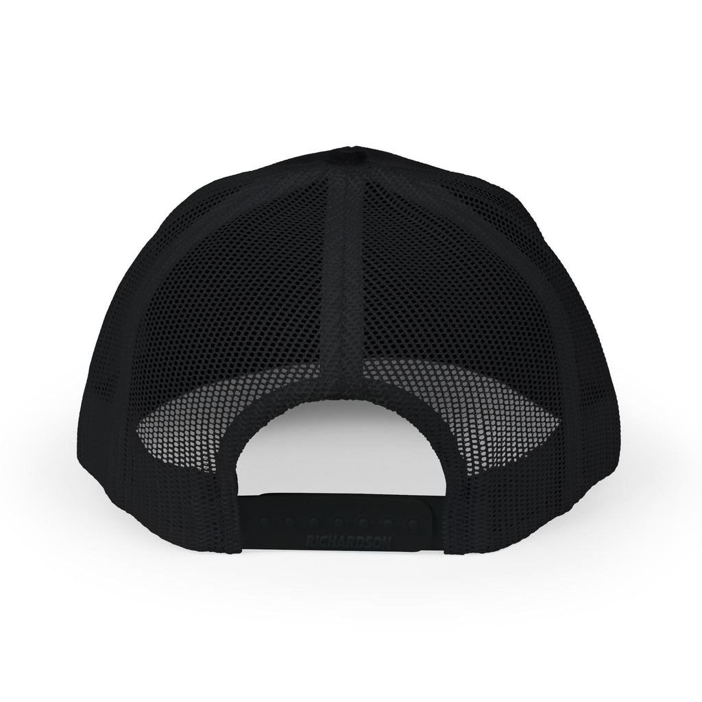 Richardson trucker hat with embroidered front-view boxy 4x4 mark – view 12