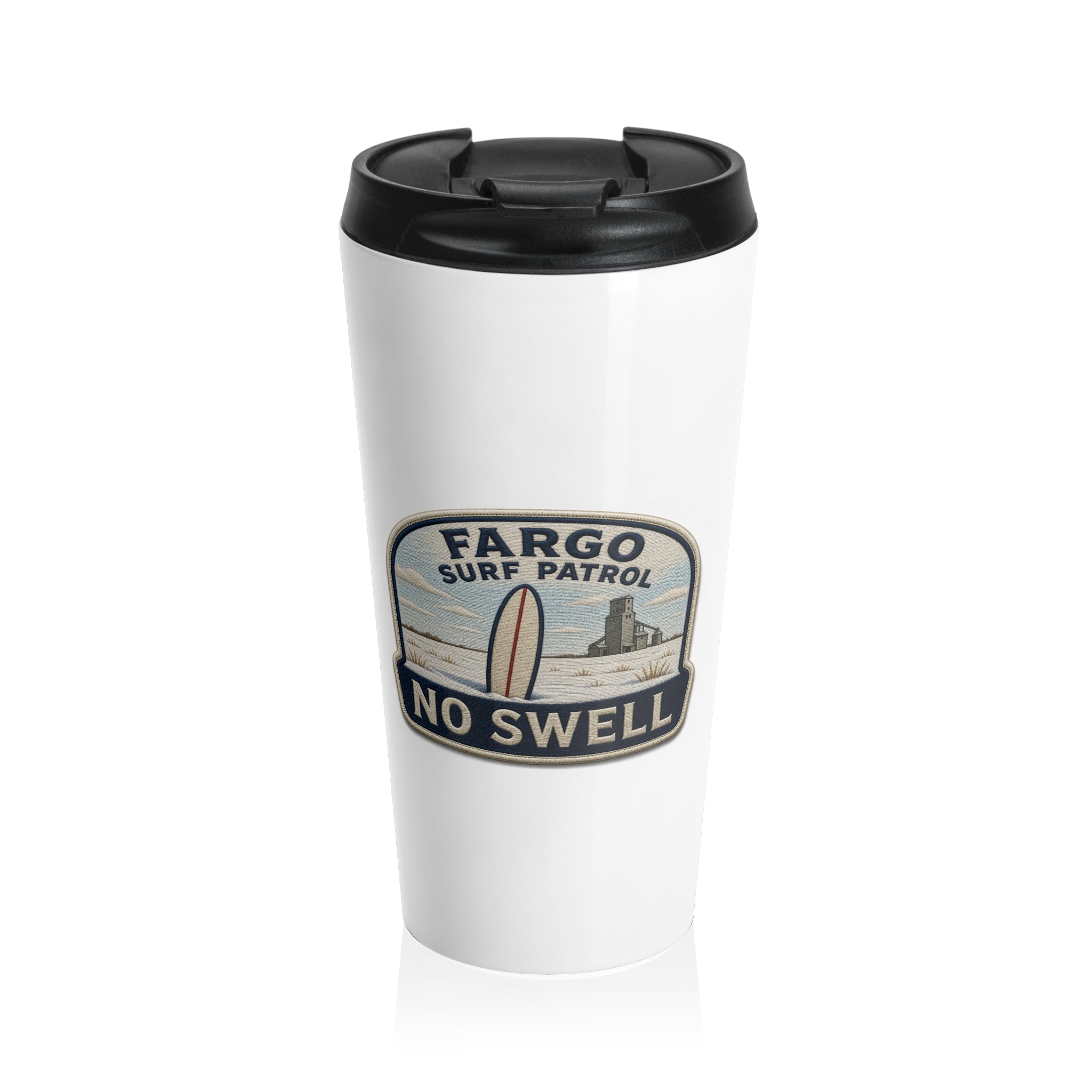 Fargo Surf Patrol (NO SWELL) Travel Mug