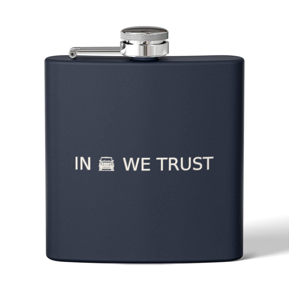 In We Trust Flask