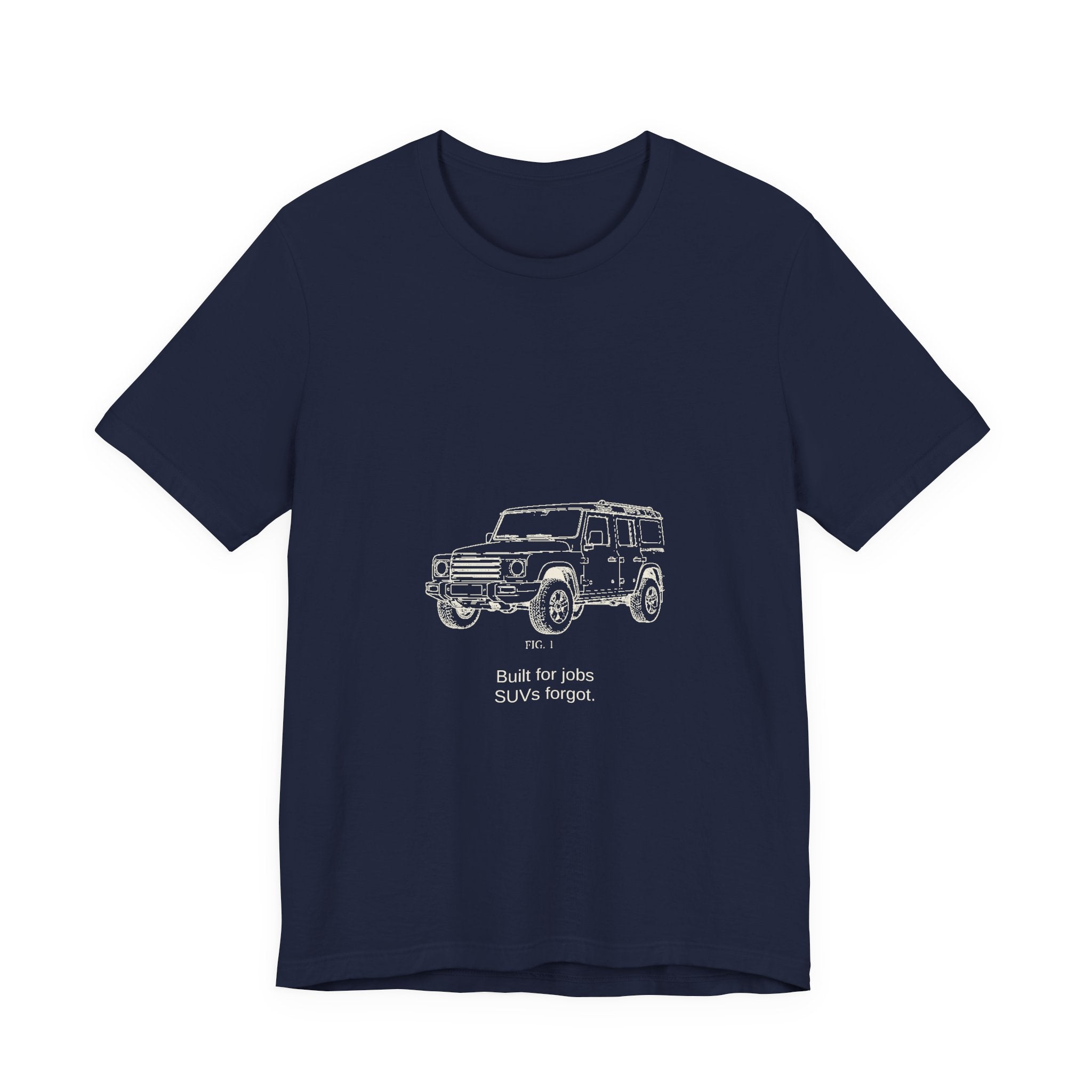 Boxy 4x4 Patent FIG. 1 Tee — Built for jobs SUVs forgot