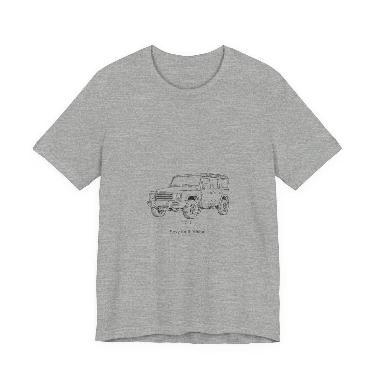Boxy 4x4 Patent FIG. 1 Tee — Boxy for a reason