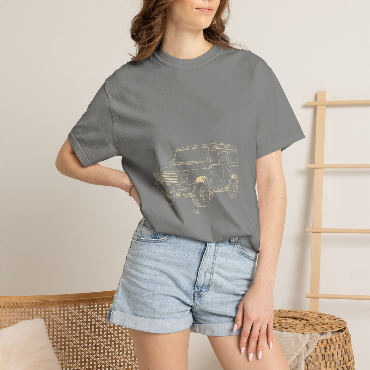 Boxy 4x4 Patent FIG. 1 / FIG. 2 Tee
