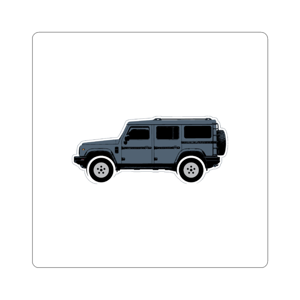 Boxy 4x4 Hambach Side Sticker — Shale Blue White Field