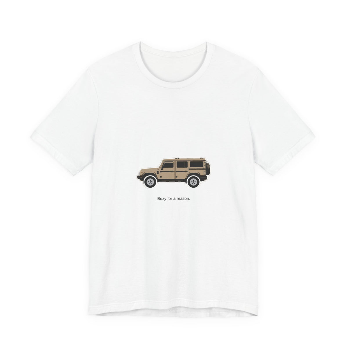 Boxy 4x4 Hambach Side Tee — Magic Mushroom White Field — Boxy for a reason