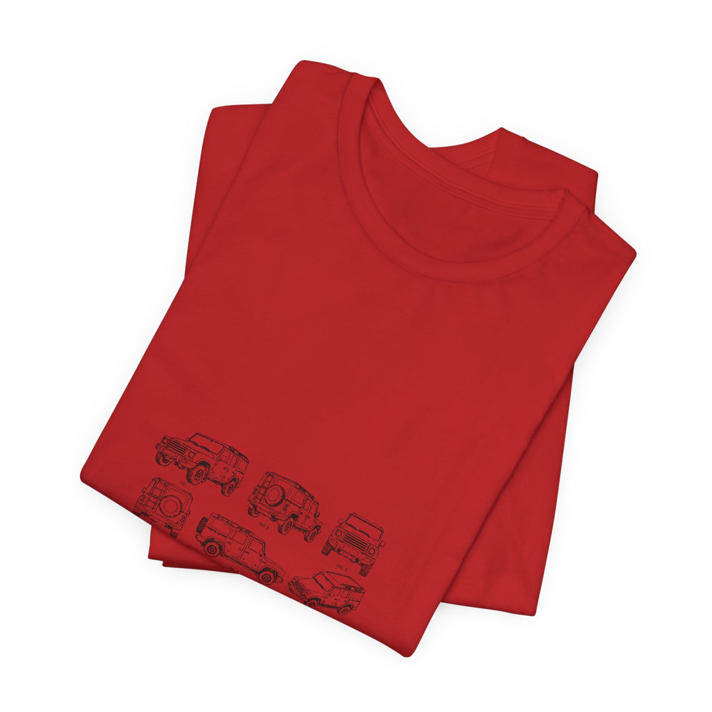 Boxy 4x4 Patent Sheet Tee