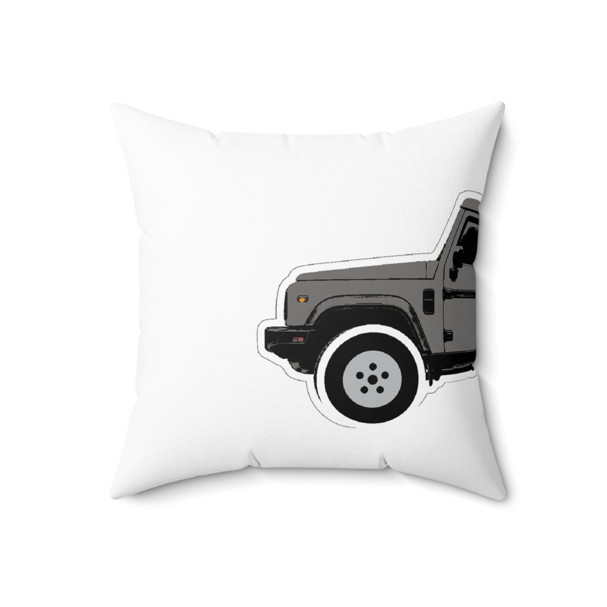 Boxy 4x4 Hambach Side Pillow — Donny Grey