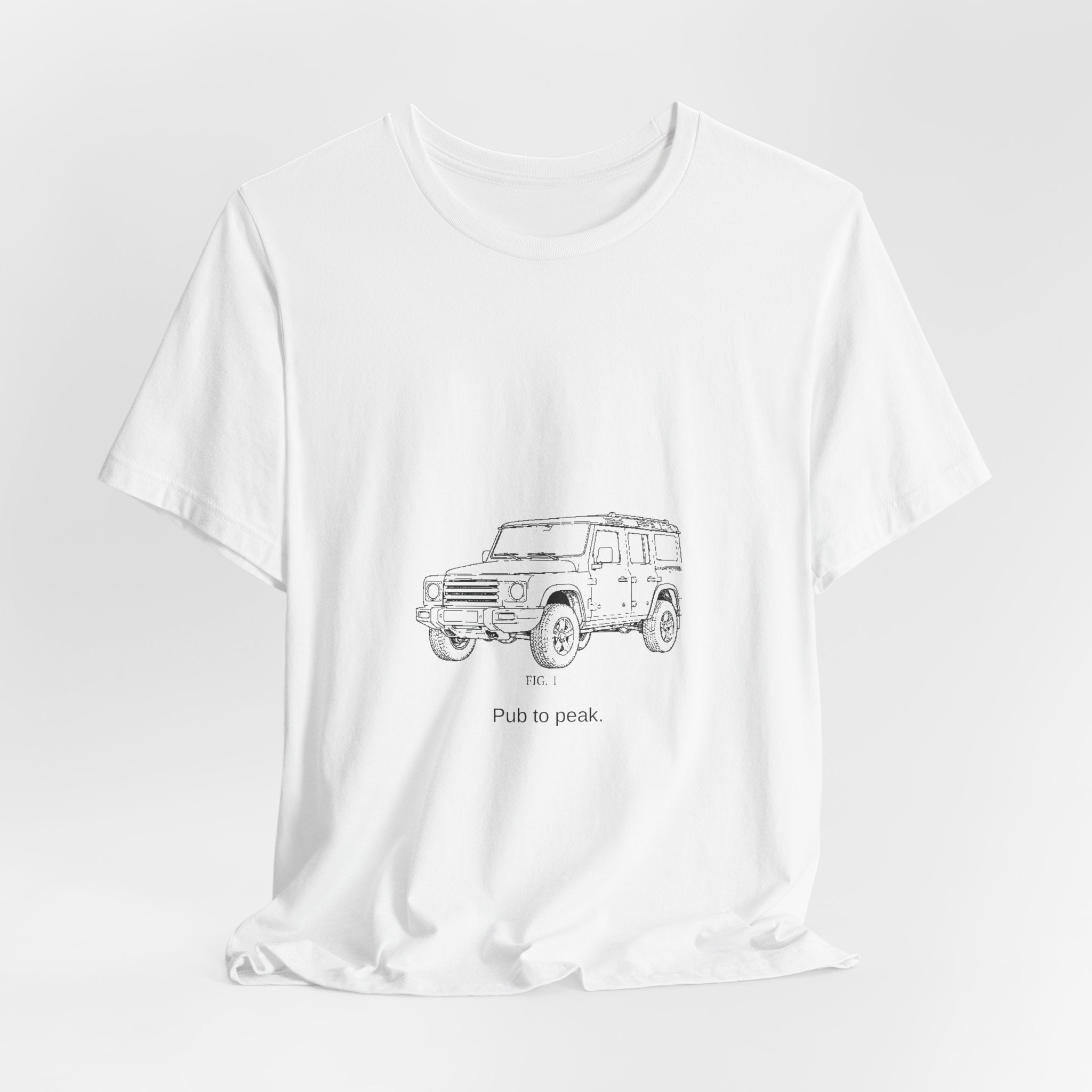 Boxy 4x4 Patent FIG. 1 Tee — Pub to peak