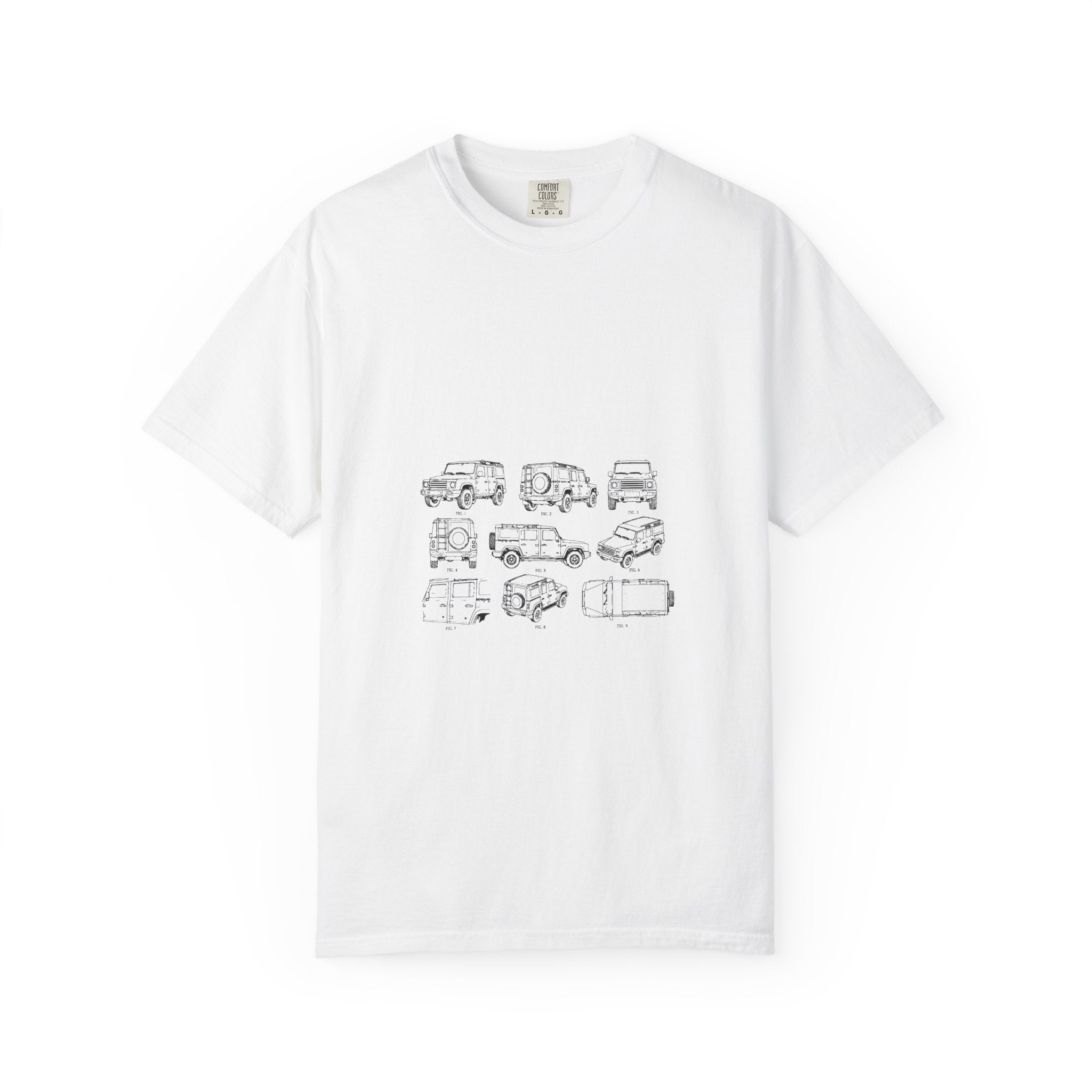 Boxy 4x4 Patent Sheet Tee