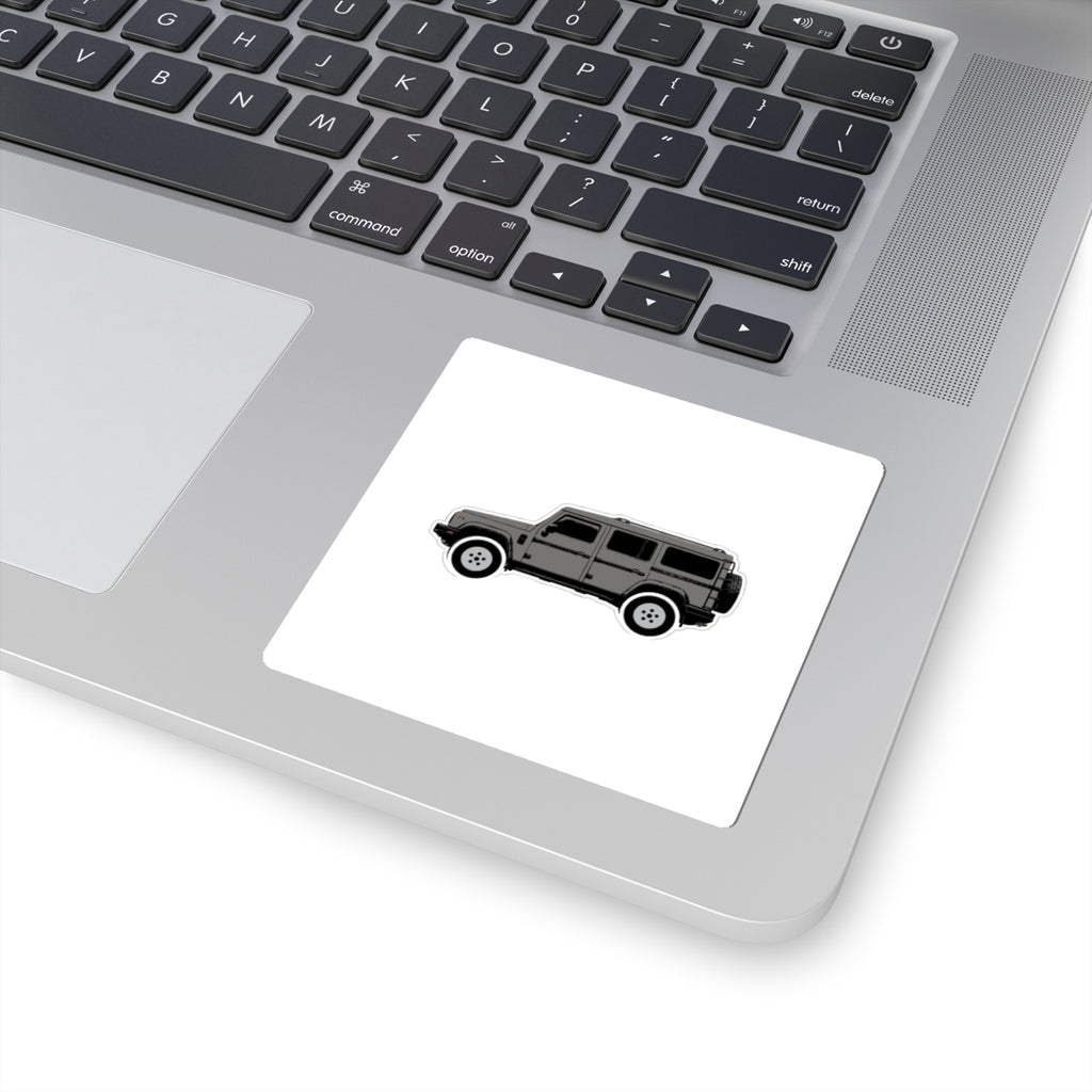 Boxy 4x4 Hambach Side Sticker — Donny Grey White Field