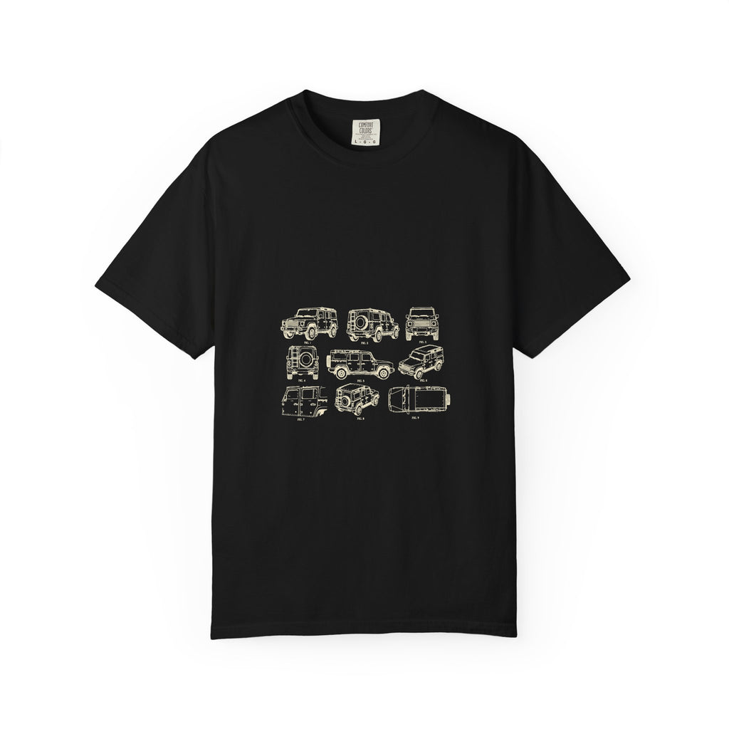 Boxy 4x4 Patent Sheet Tee