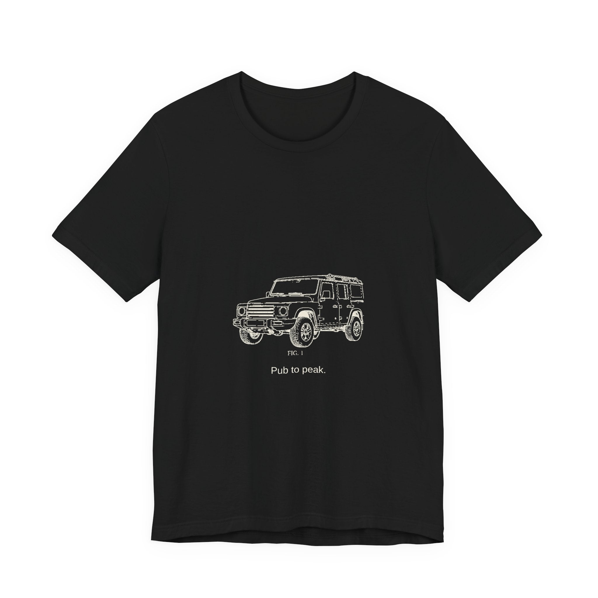 Boxy 4x4 Patent FIG. 1 Tee — Pub to peak