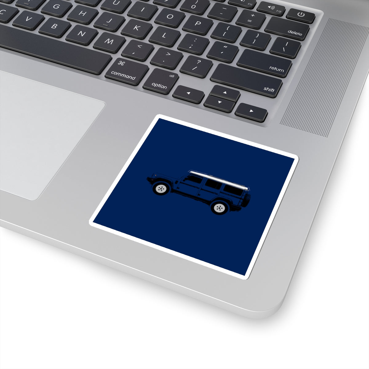 Boxy 4x4 Hambach Side Sticker — Britannia Blue White Roof