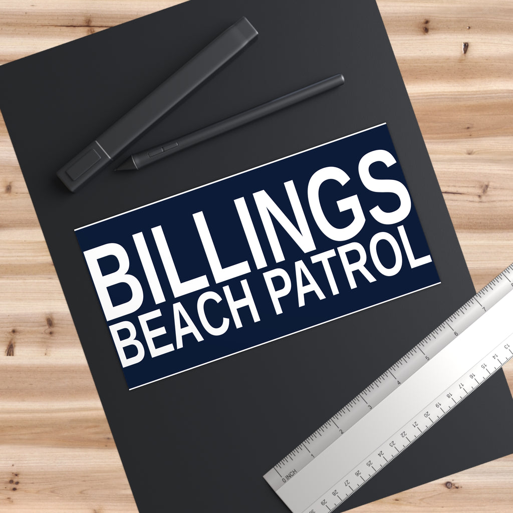 Boxy 4x4 Car Sticker — Billings Beach Patrol